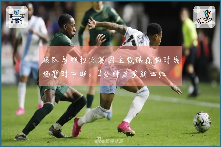 狼队与维拉比赛因主裁鲍森临时离场暂时中断，2分钟后重新回归